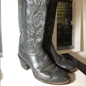 Texas cowboy boots 7 Dark brown